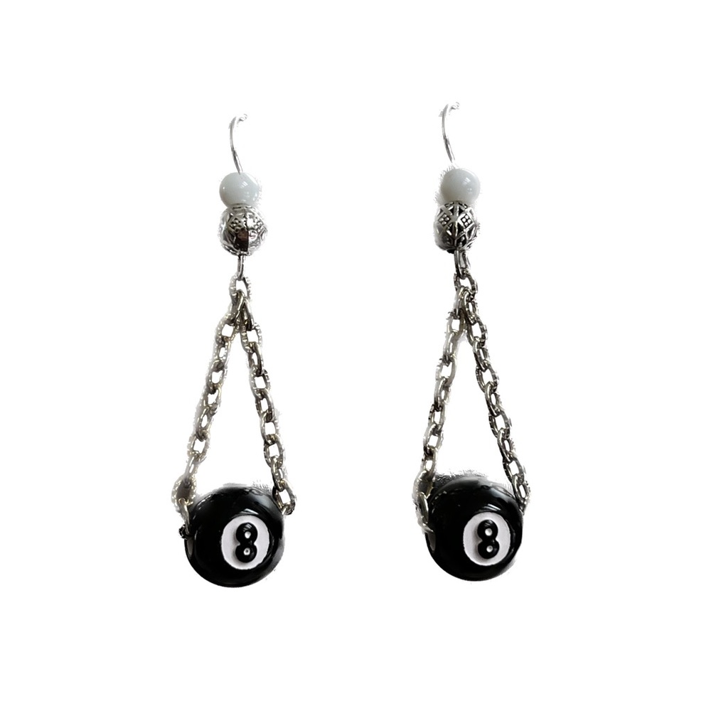 8 Ball Earrings 🎱